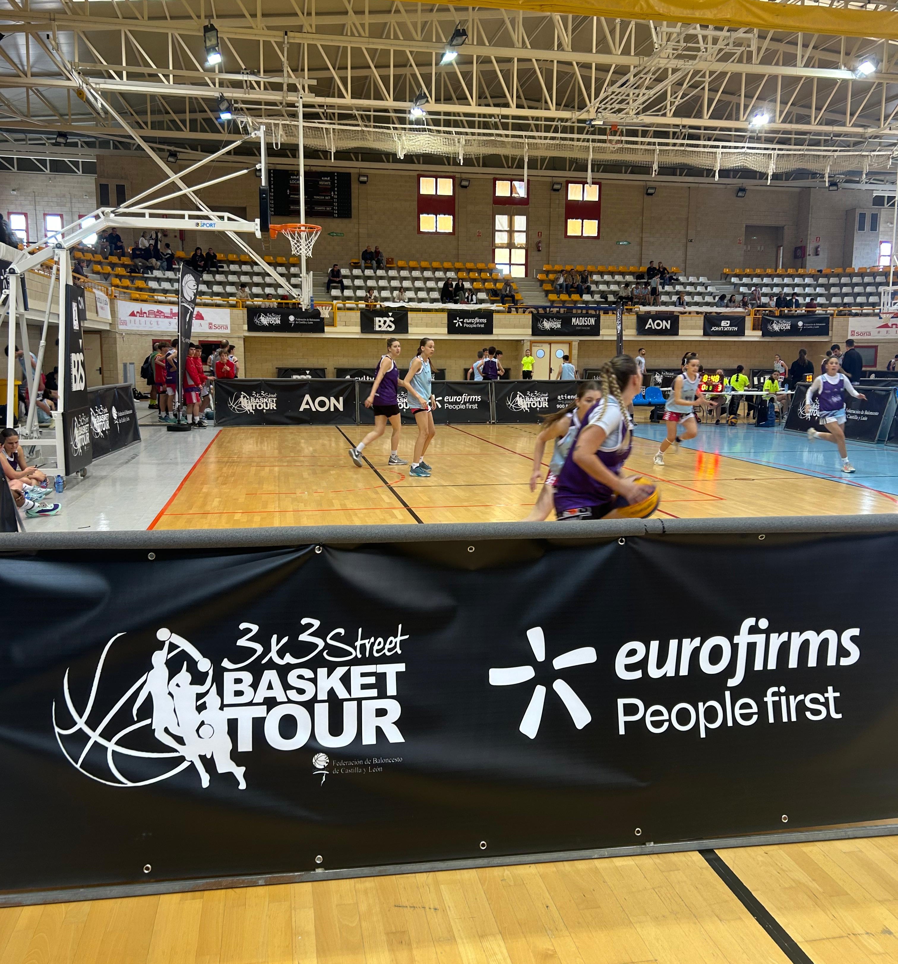 Eurofirms en el circuito 3x3 Street Basket Tour